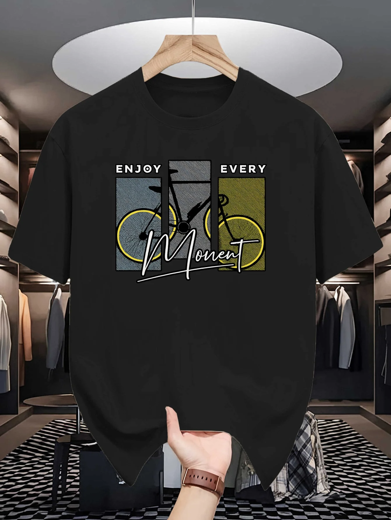 Mens Crew Neck T Shirt Fox Autumn Forest Minimal Art Graphic Short Sleeve Casual Cotton Wildlife Nature Lover Summer Tops