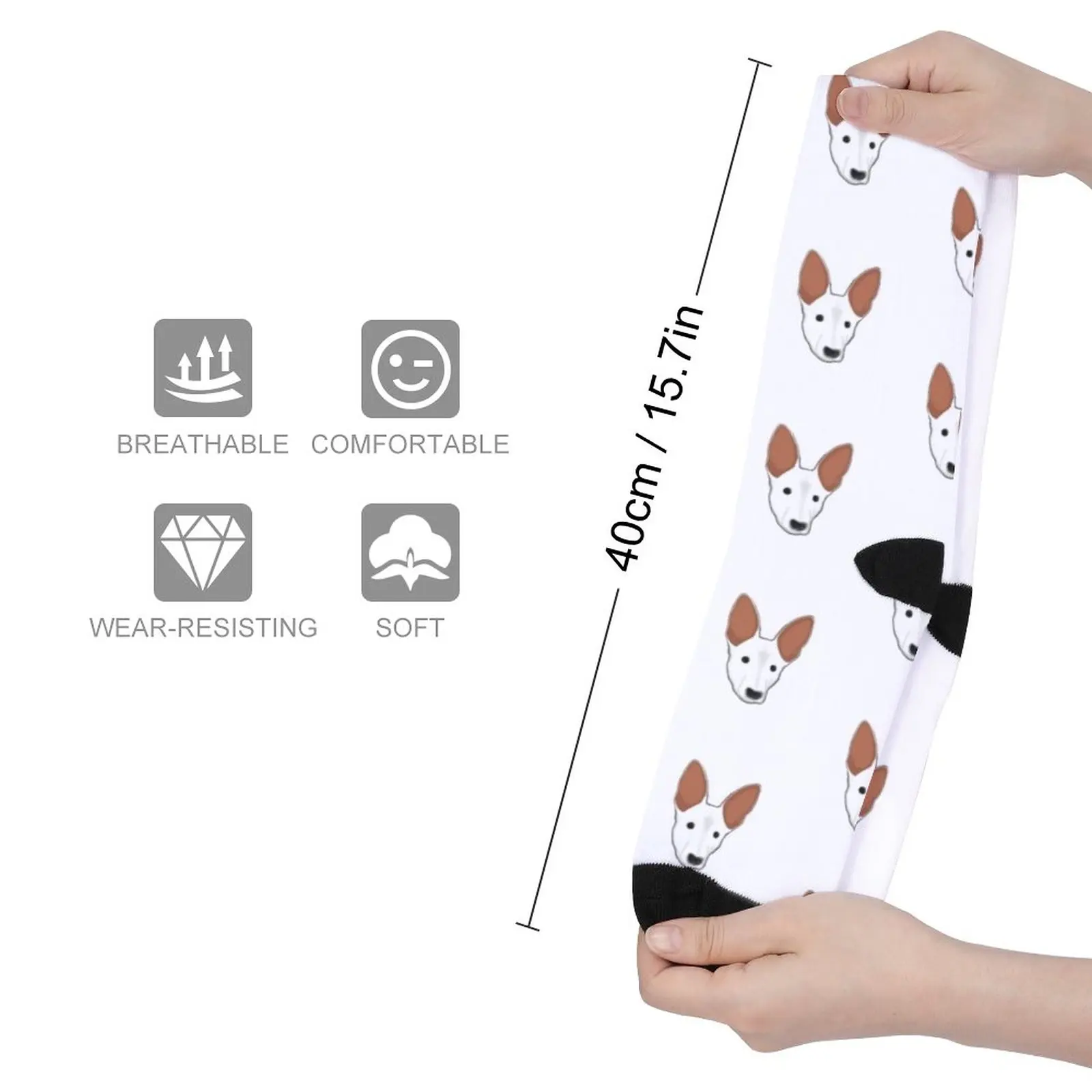 white german shepherd Socks Running socks man Women's socks Women's warm socks