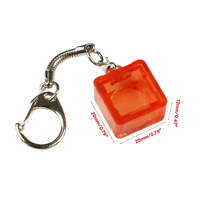 For Gateron Switches Tester Switches Sampler Mechanical Keyboards 1-KeySwitch Testing Tool Translucent Switches Keychain