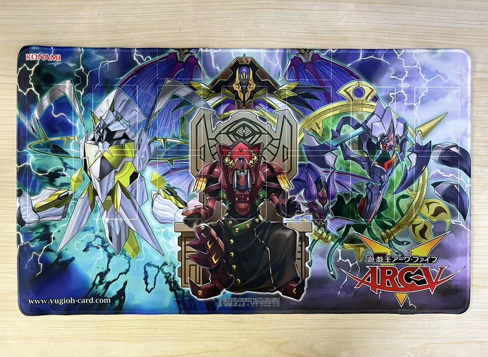 

YuGiOh Play Mat D/D/D Duo-Dawn King Kali Yuga DIY TCG CCG D/D/D Super Doom King Dark Armageddon Trading Card Game Mat Mouse Pad