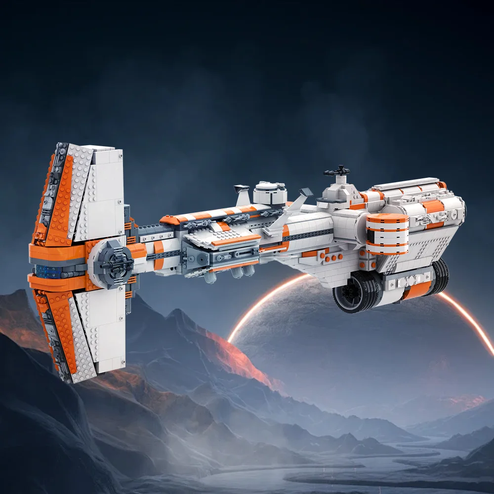 

MOC Space War Hammerhead Corvette Lightmaker Bricks Model Hammerhead Corvette Lightmaker Spaceship Building Blocks Assemble Toys