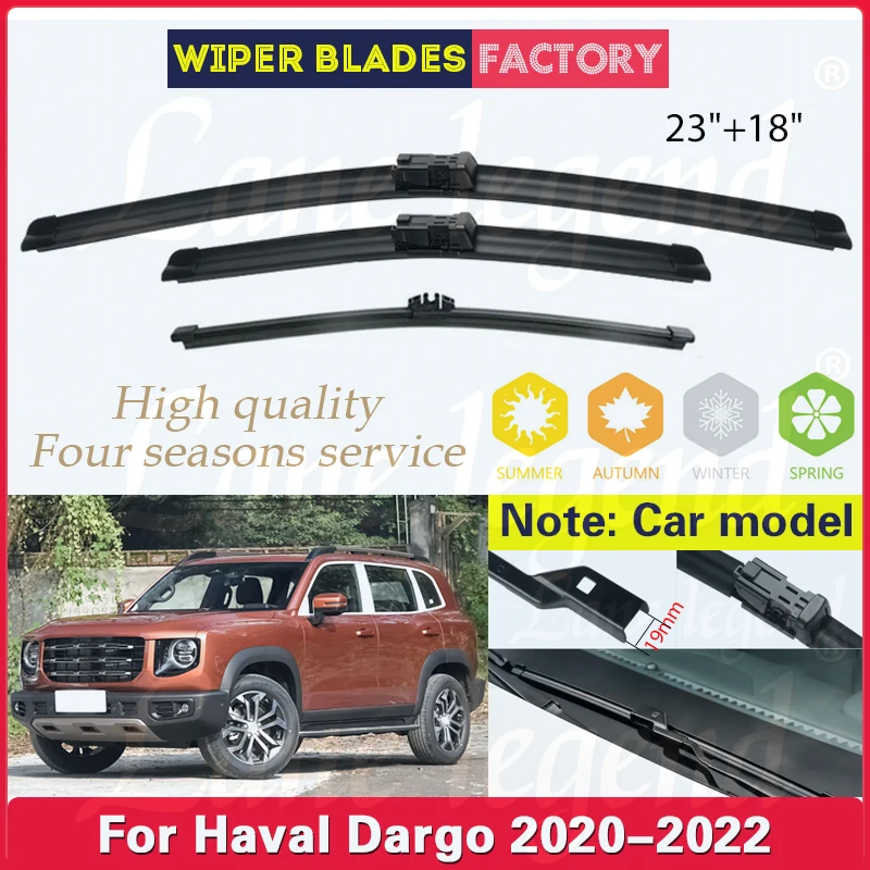 

Car Wiper Blades For Haval Dargo 2020 2021 2022 Front Rear Windshield Windscreen Clean Window Car Rain Brush Car Accessories