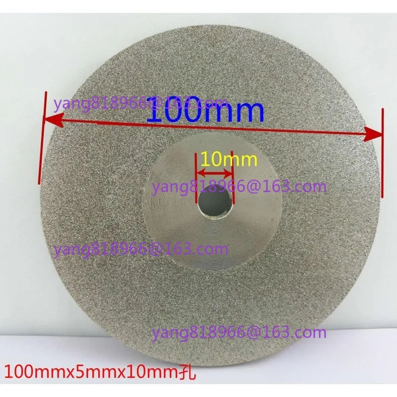 Double Sided Diamond Disk Lapidary Diamond Grinding Disc Wheel 100mm 4 Inch x10mm Ceramic Gemstone Alloy Rotary Abrasive Tools