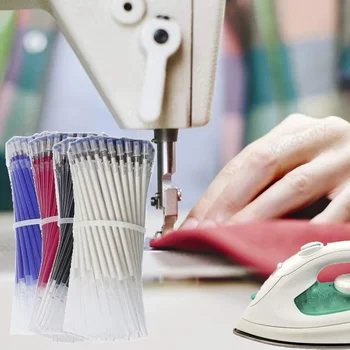 102 Pz/set Ad Alta Temperatura Scomparsa Cancellabile Penna Gel Ricarica Tessuto Pennarelli Calore Sartoria Cuoio DELL'UNITÀ di elaborazione Cucito