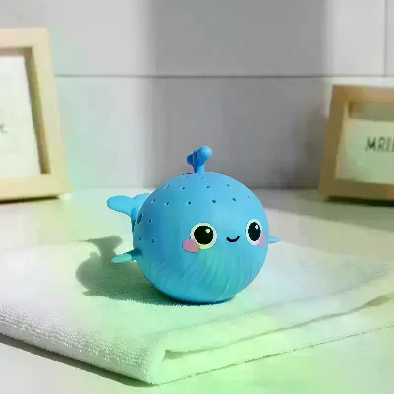 Kids Bath Toys Sponge Water Absorbing Whale Squeezing Stress Relief Toys Summer Swimming Play Water Toy For Children Kid