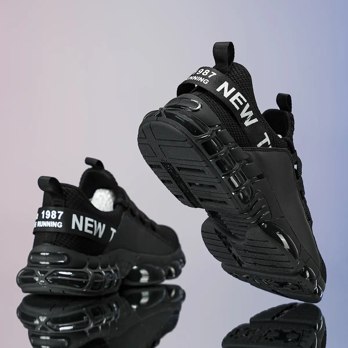 أحذية كرة السلة الرياضية الجديدة القابلة للتنفس هي أحذية شبكية أنيقة ومتعددة الاستخدامات وغير رسمية للرجال أحذية الجري أحذية رياضية للرجال #4