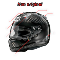 For ARAI GP6 GP7 Decorative Helmet Air Outlet Small Air Duct  Inlet  Air Outlet Helmet Accessories