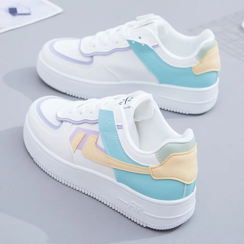 Summer Women Sneakers White Tennis Women Shoes Canvas Slip on Female Row Shoes Platform Flats Casual Ladies Vulcanize Shoes