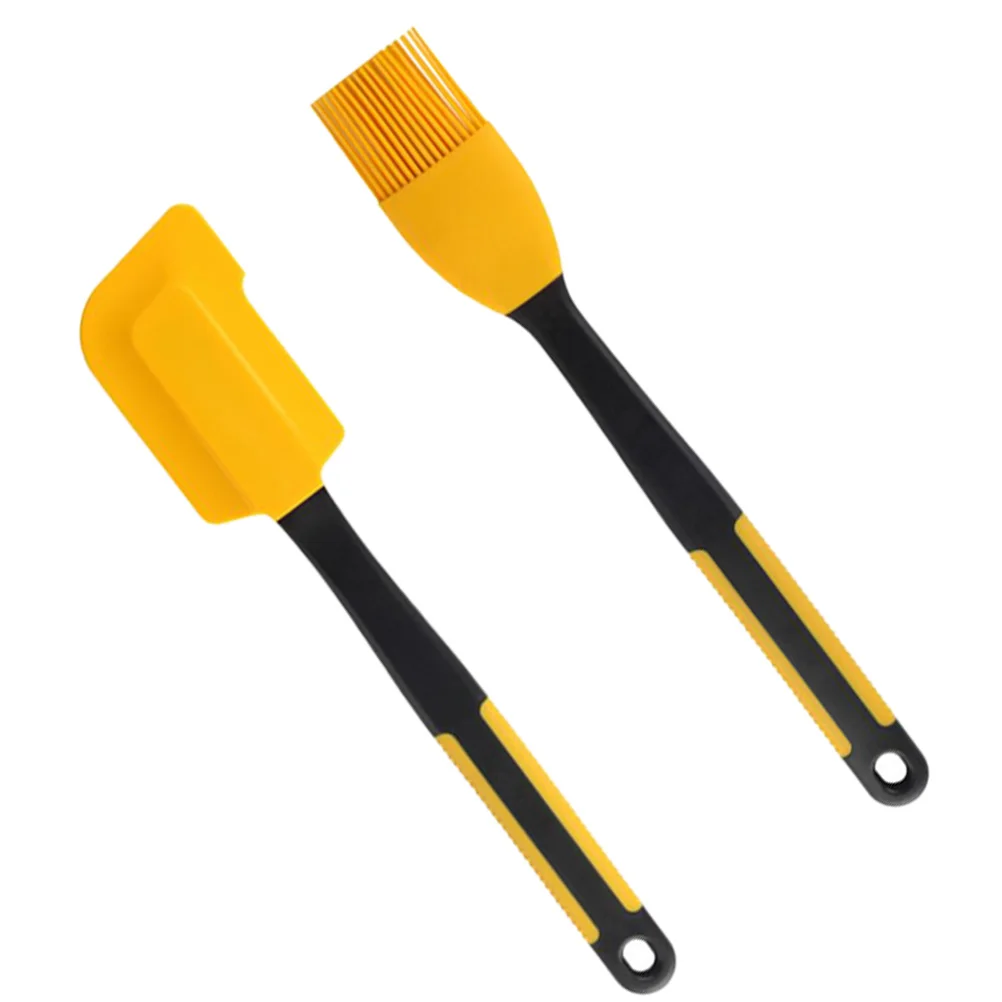 

Silicone Spatula Oil Brush Set BBQ Basting Baking Kitchen Cooking and Scraper Kitchenware