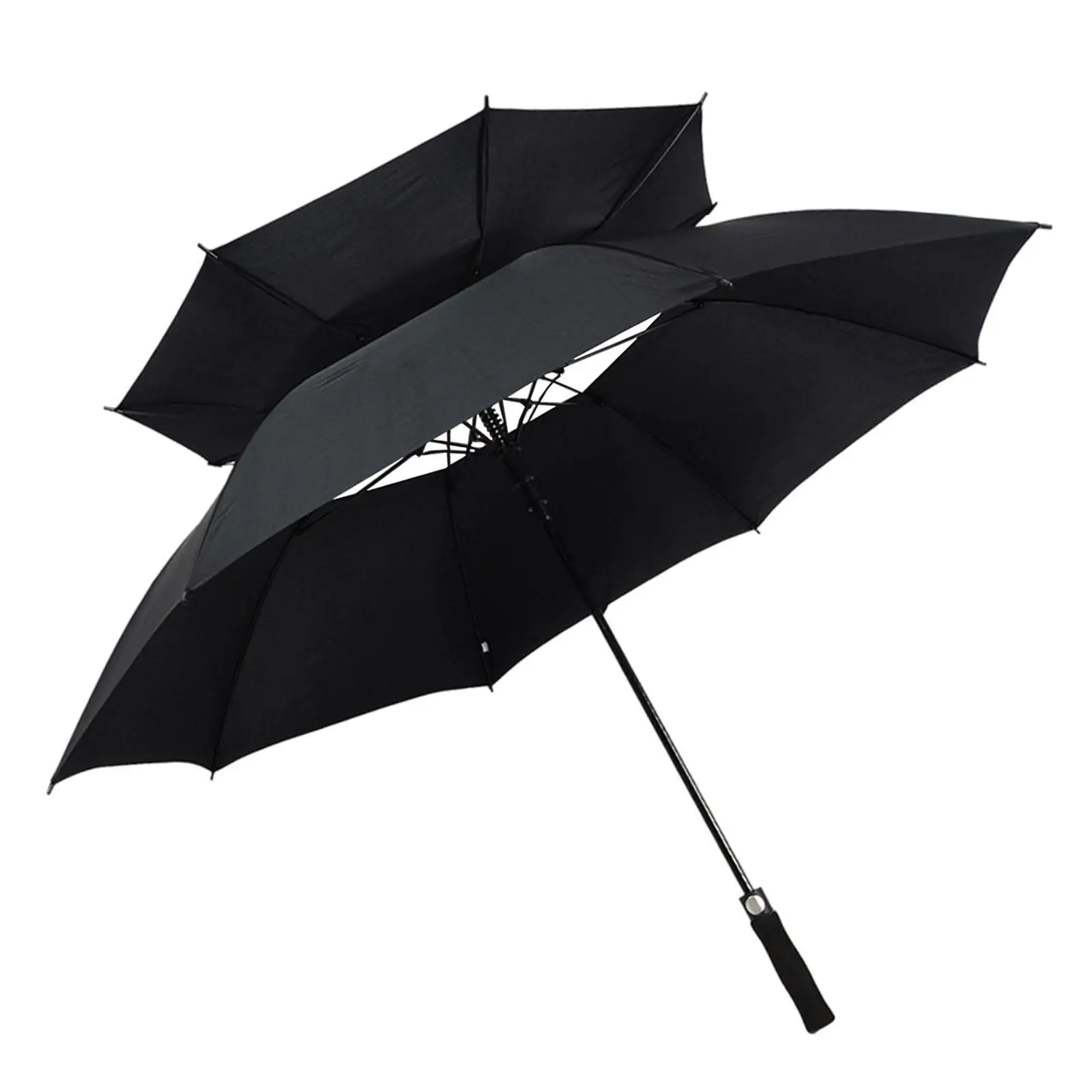 Windproof Outdoor Umbrella Waterproof Double Canopy Vented Golf Umbrella Automatic Open for Men and Women Sports