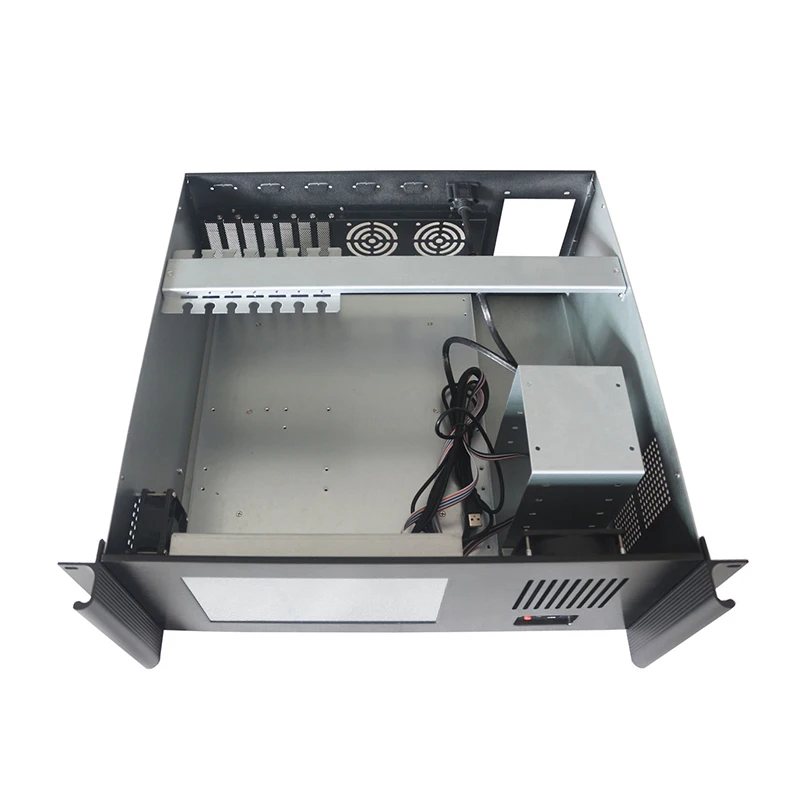 4U Rack-mounted integrated case with touch screen Industrial Server computer case with 8.9 inch screen