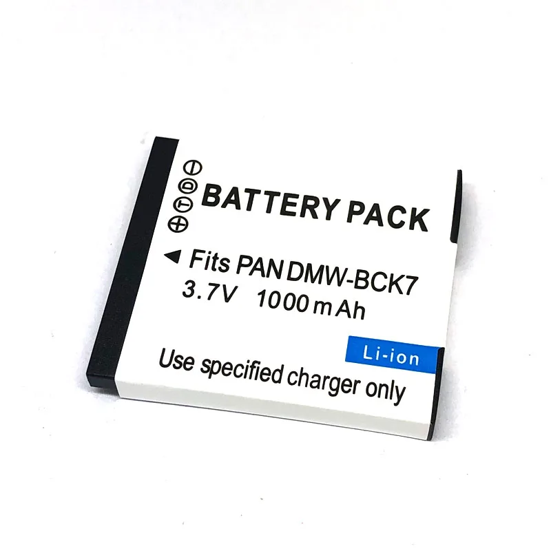 DMW-BCK7 DMW BCK7E BCK7PP NCA-YN101G Battery for Panasonic Lumix DMC FP5 FP7 FH2 FH5 FH24 FH25 FS16 FS18 FS22 FS28 FS35 FS45