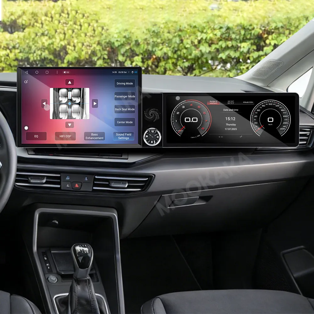 13.1+12.3 Inch Dual Screen For Volkswagen Caddy 2019-2024 Android Auto Carplay Navigation Car Radio GPS Multimedia Stereo Player