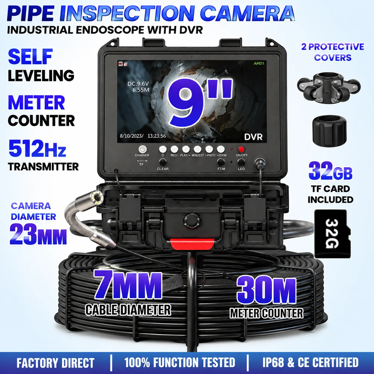 IP68 Pipe Inspection Camera 9
