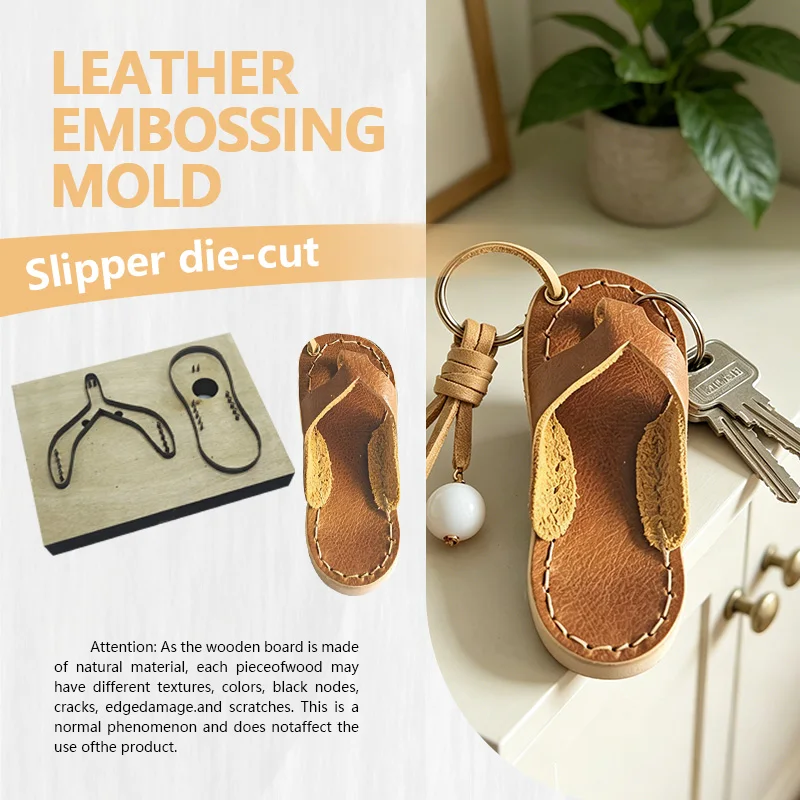Leather Cutting Dies Slipper Pendant DIY Handcraft Simple Efficient Material Cutting Durable Handmade Crafts