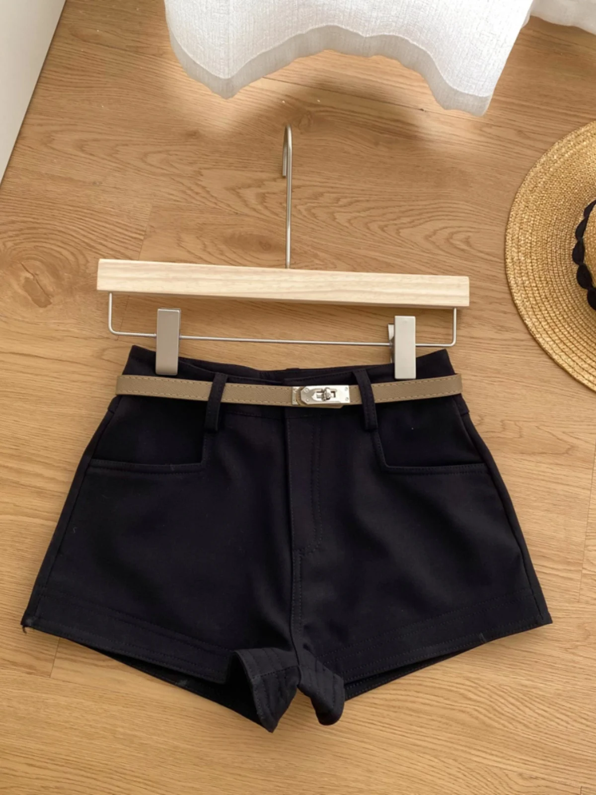 ارتفاع الخصر ألف خط ort السراويل النسائية Faion حزام عادية التخسيس السراويل الساخنة خريف 2024 جديد Sle مثير فتاة الترفيه الجينز #2