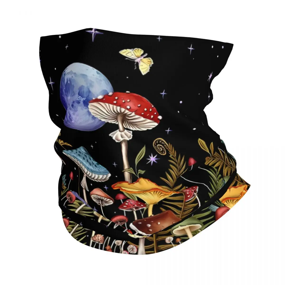 Miracle Mushroom Scarf Neckerchief Neck Face Mask Polyester