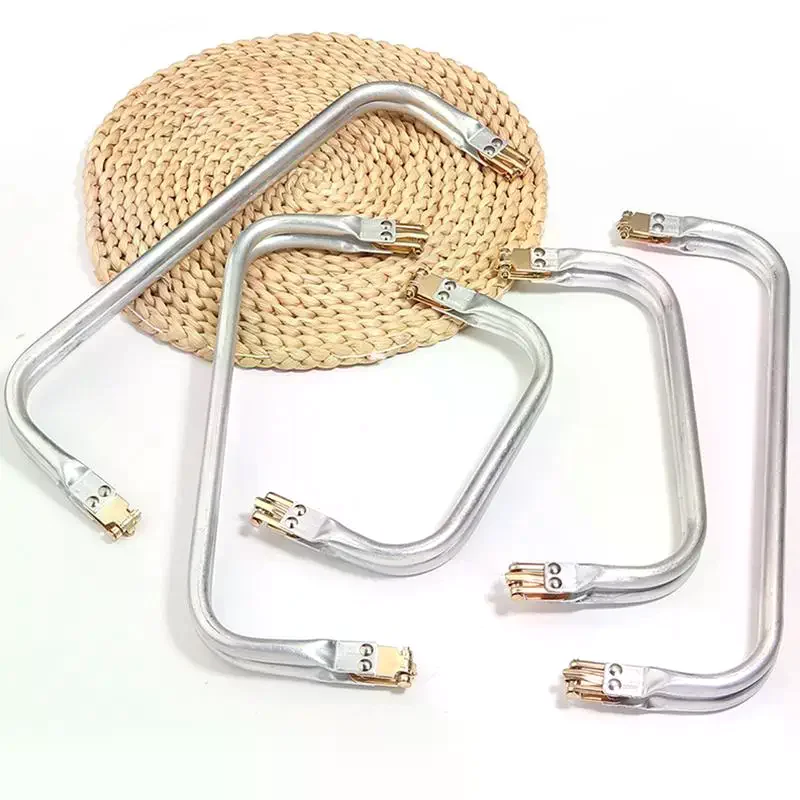 DIY Metal Purse Frame Handle Bag Frame For Purse Handbag Bags Parts Wallet Clasp Lock For Bag Sewing Craft Tailor Accessories