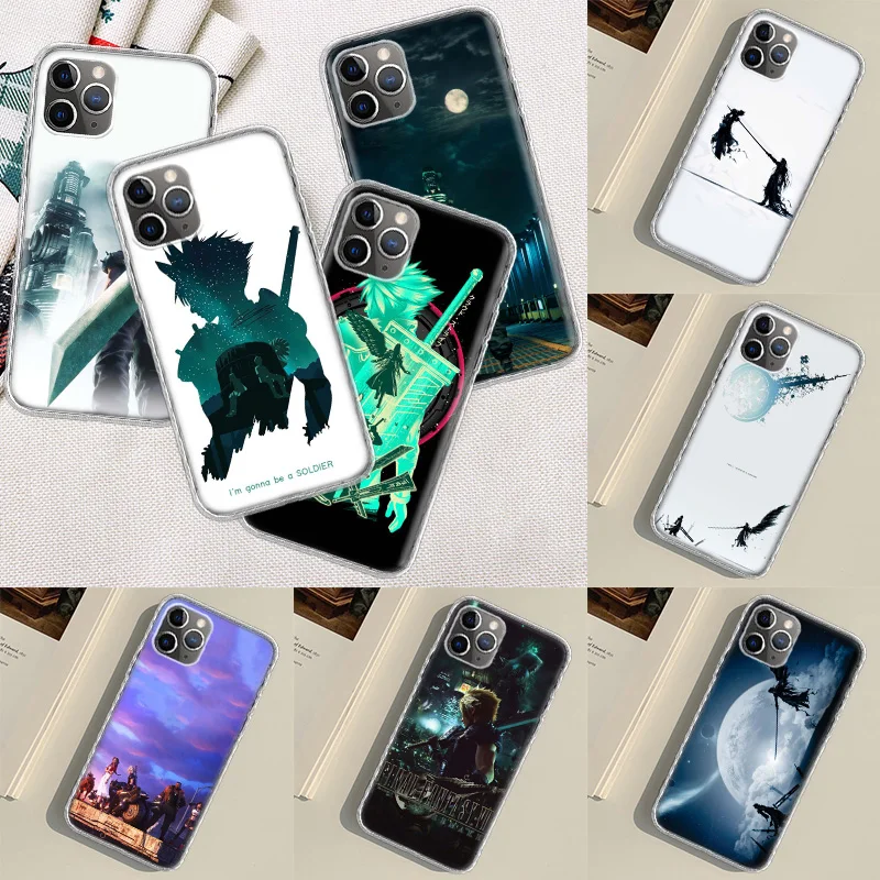 Final Fantasy VII Phone Case For Apple Iphone 15 14 13 16 Pro Max Cover 11 12 Mini Fundas X XS Max XR 8 7 Plus Capa Shell Coque