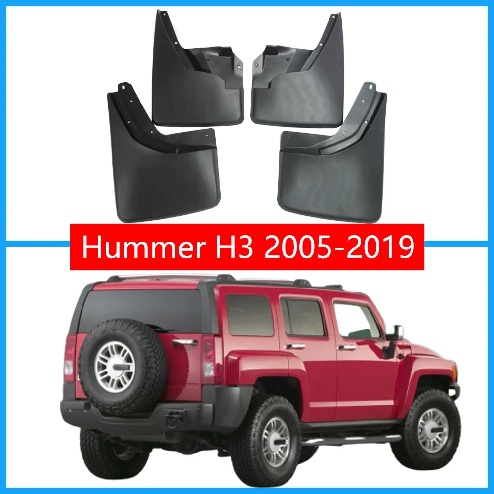 mud splash For Hummer H2 H3 2003-2019 Mud Flaps Mudguards Splash Guards Mud Flaps Fender mudguard auto accessories 2003-2019 20