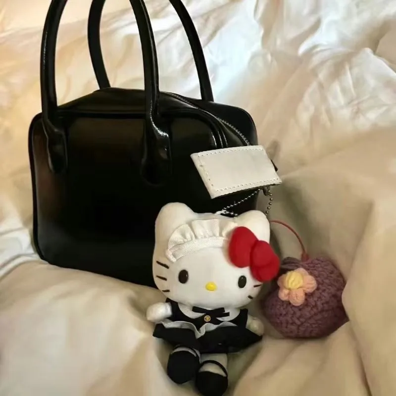 จี้ Melody Hello Kitty Kuromi Sanrio ตุ๊กตาพวงกุญแจตุ๊กตา 10 ซม.น่ารักแหวนกระเป๋าของขวัญของเล่นเด็กกระเป๋าเป้สะพายหลังตกแต่งสาวของขวัญ