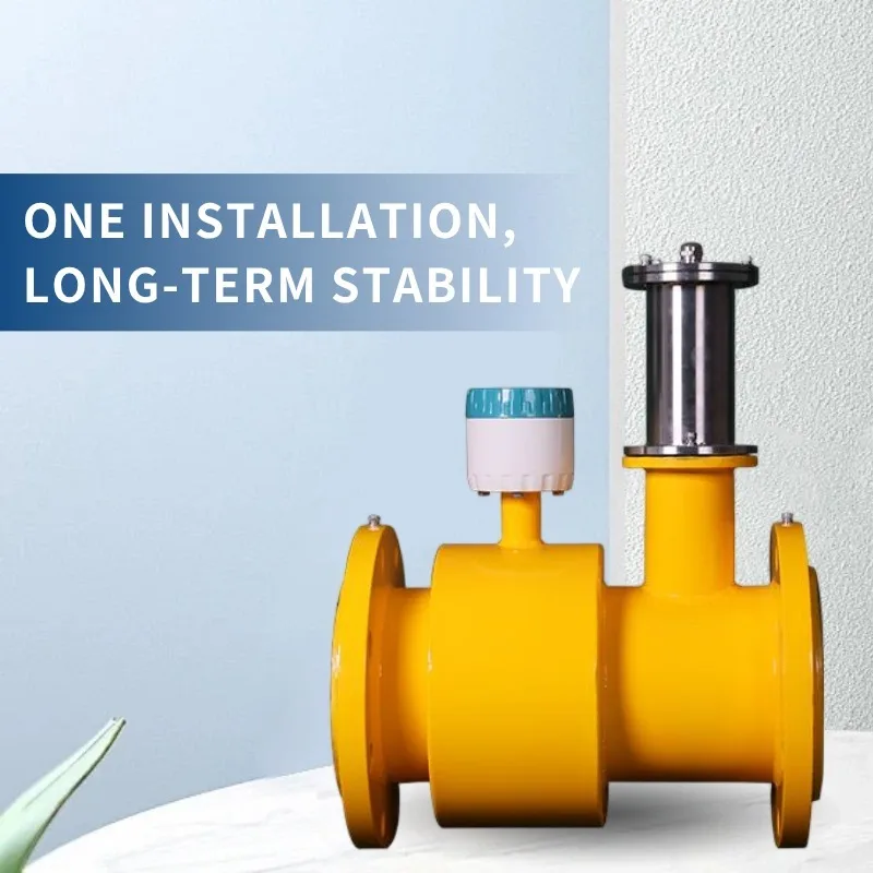 Remote Integrated Non Full Pipe Electromagnetic Flowmeter For Irrigation Sewage Partially Filled Pipeline Flow Measurement