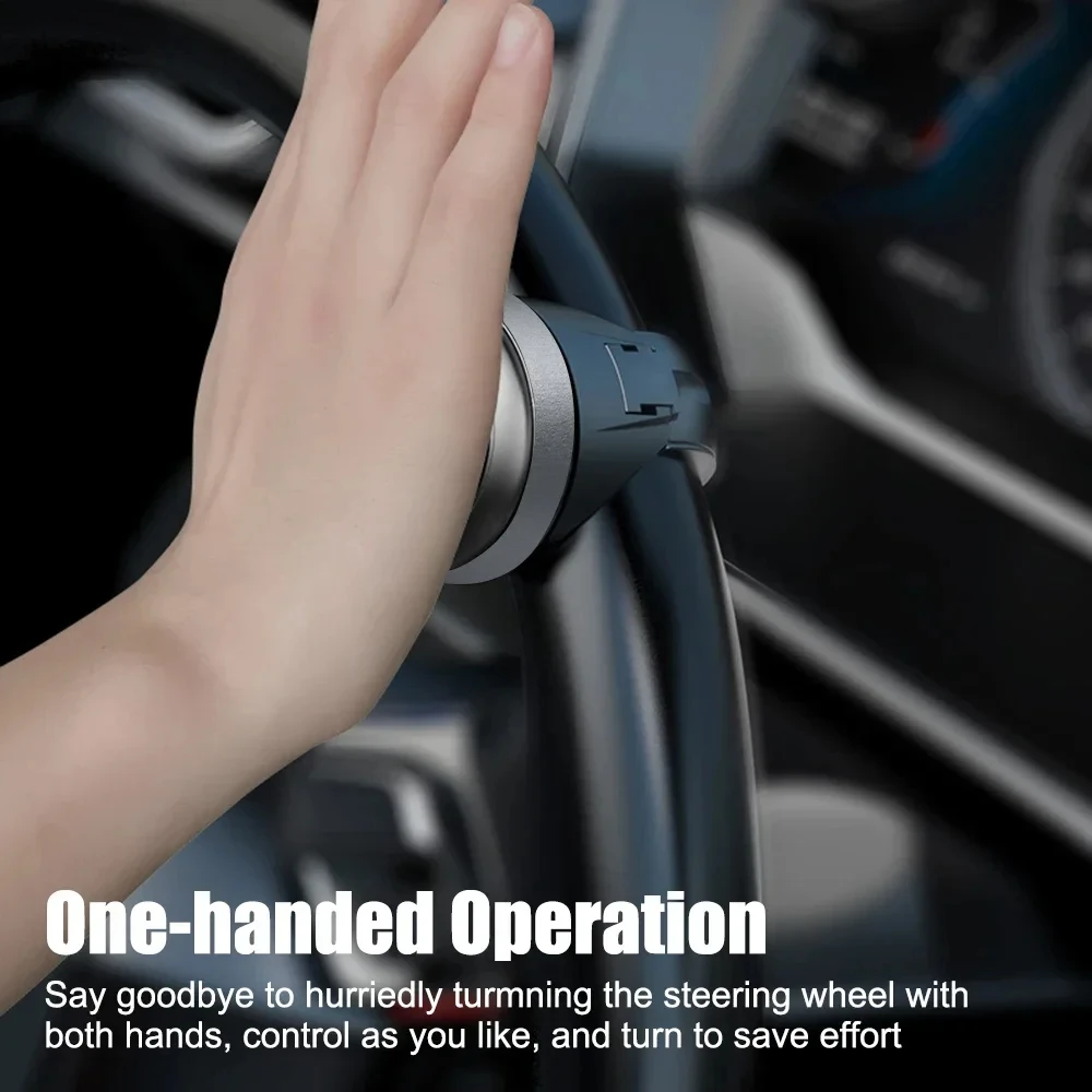 Universal Car Steering Wheel Booster Ball Labor Saving Turning Spinner Knob Bearing Power Handle Holder Automotive Accessories