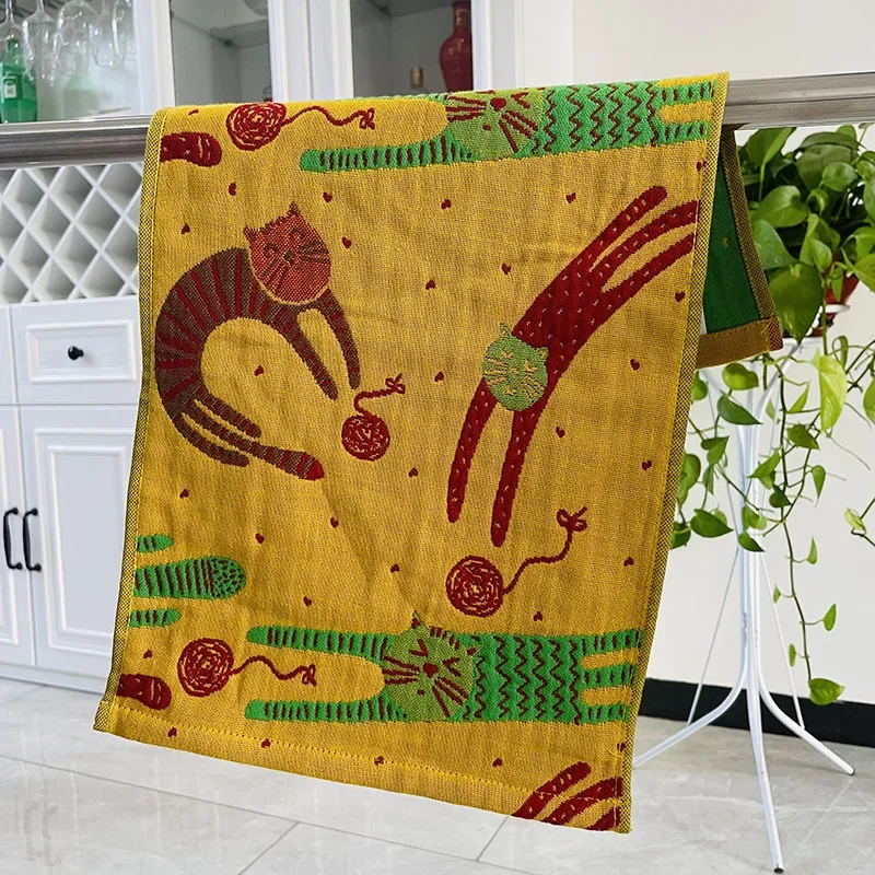 Красочные мультяшные хлопчатобумажные марлевые полотенца для рук для взрослых и детей, салфетки для ванной комнаты, кухня, 25*50 см, опт, 5 шт. Красочные мультяшные хлопчатобумажные марлевые полотенца для рук для взрослых и детей, салфетки для ванной комнаты, кухня, 25*50 см, опт, 5 шт.