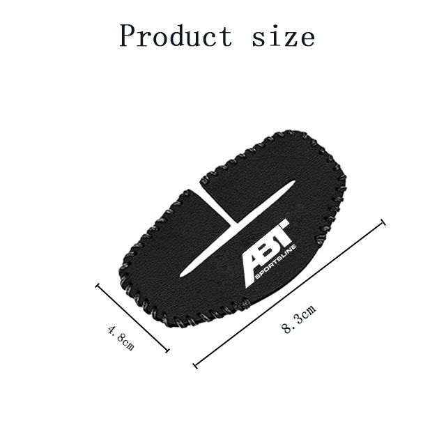 2 قطعة مقعد السيارة حزام مشبك غطاء حامي المضادة للتصادم بولي Leather الجلود ملابس حماية ل ABT أودي RS3 RS4 RS5 S4 S5 S6 SQ7