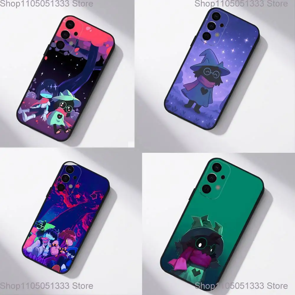 

D-Deltarune R-Ralsei-S Phone Case For Samsung S25,S24,S21,S22,S23,S30,Ultra,S20,Plus,Fe,Lite,5G Black Cover