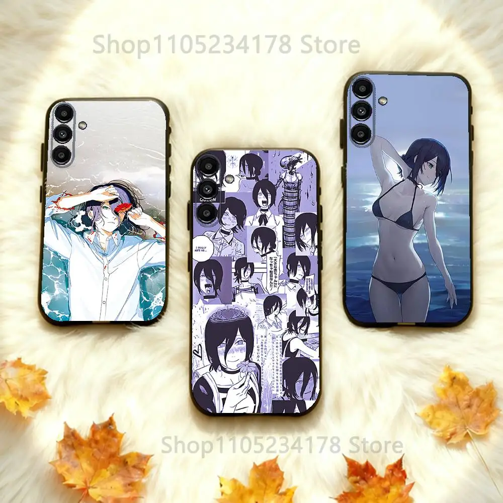 

C-Chainsaw Man Reze ANIME Phone Case Silicone Soft For Samsung Galaxy A73,31,32,72,41,53,52,71,22,5G,Note,J7,8,9