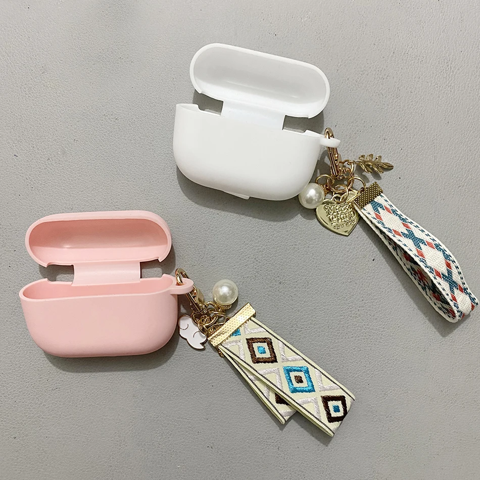 Cho Loa JBL Sóng 200TWS Trường Hợp Thời Trang Vỏ Vải Mặt Dây Chuyền Hộp Tai Nghe Dành Cho Loa Jbl W200 Ốp Tai Nghe Chụp Tai Bao Có Móc Khóa