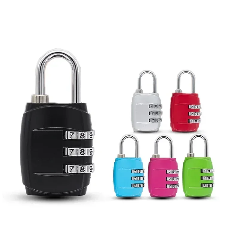 4 Dial Digit Password Lock Combination Suitcase Luggage Metal Code Password Locks Padlock Travel Safe Anti-Theft Cijfersloten