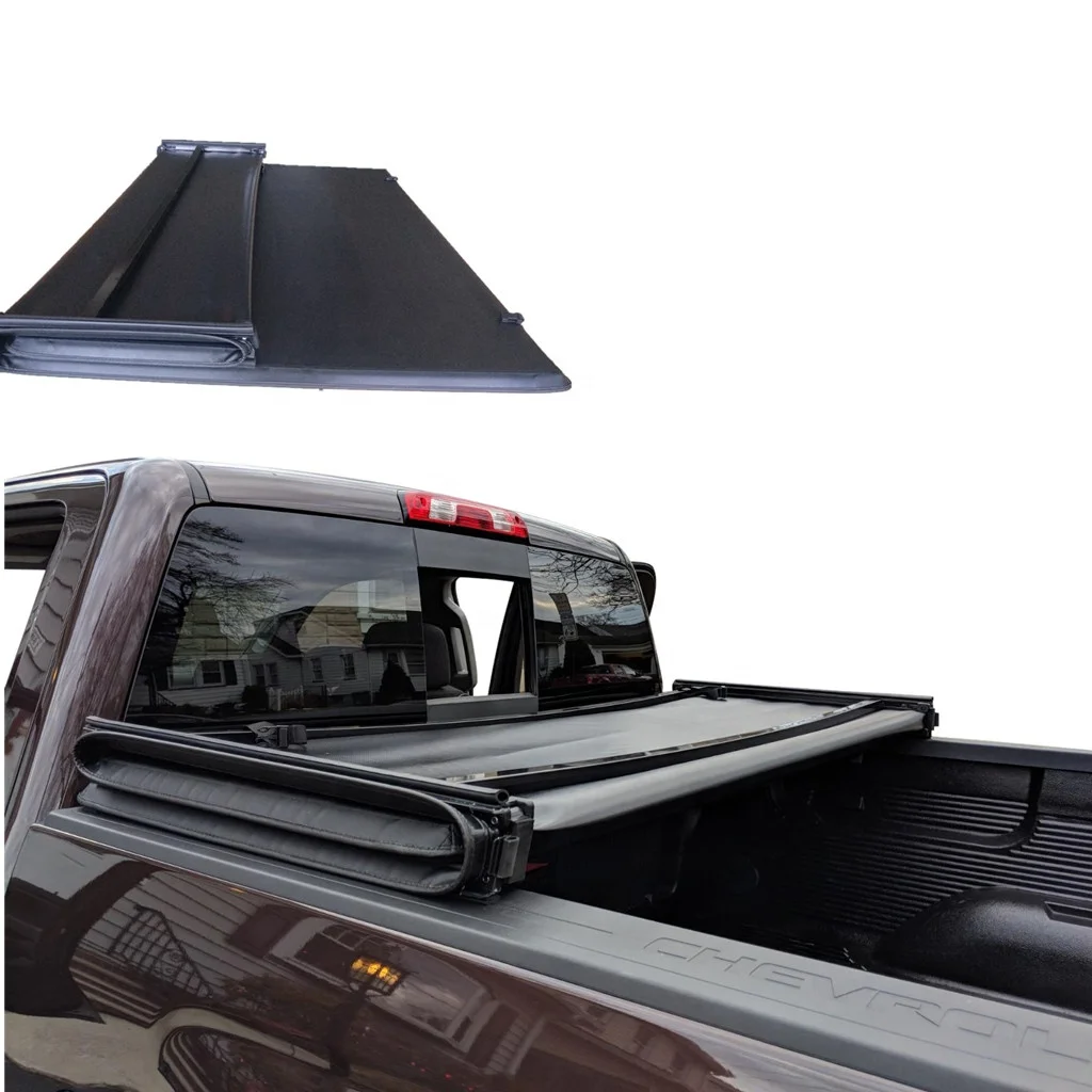 KSCAUTO Soft Tri Fold Truck Bed Tonneau Cover For 2019-2023 Ford Ranger 5'