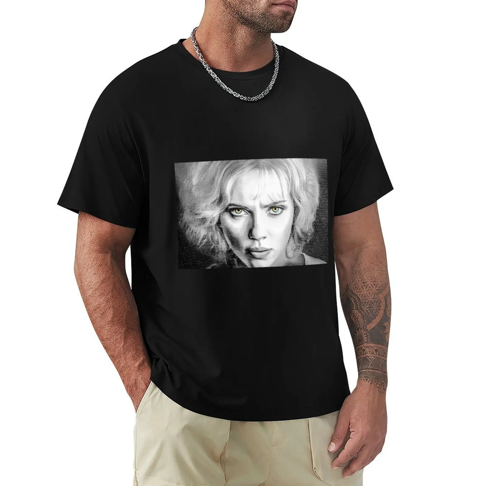 

Lucy Movie T-Shirt korean fashion Clothing T-shirts oversize T-shirts man shirts graphic tee men