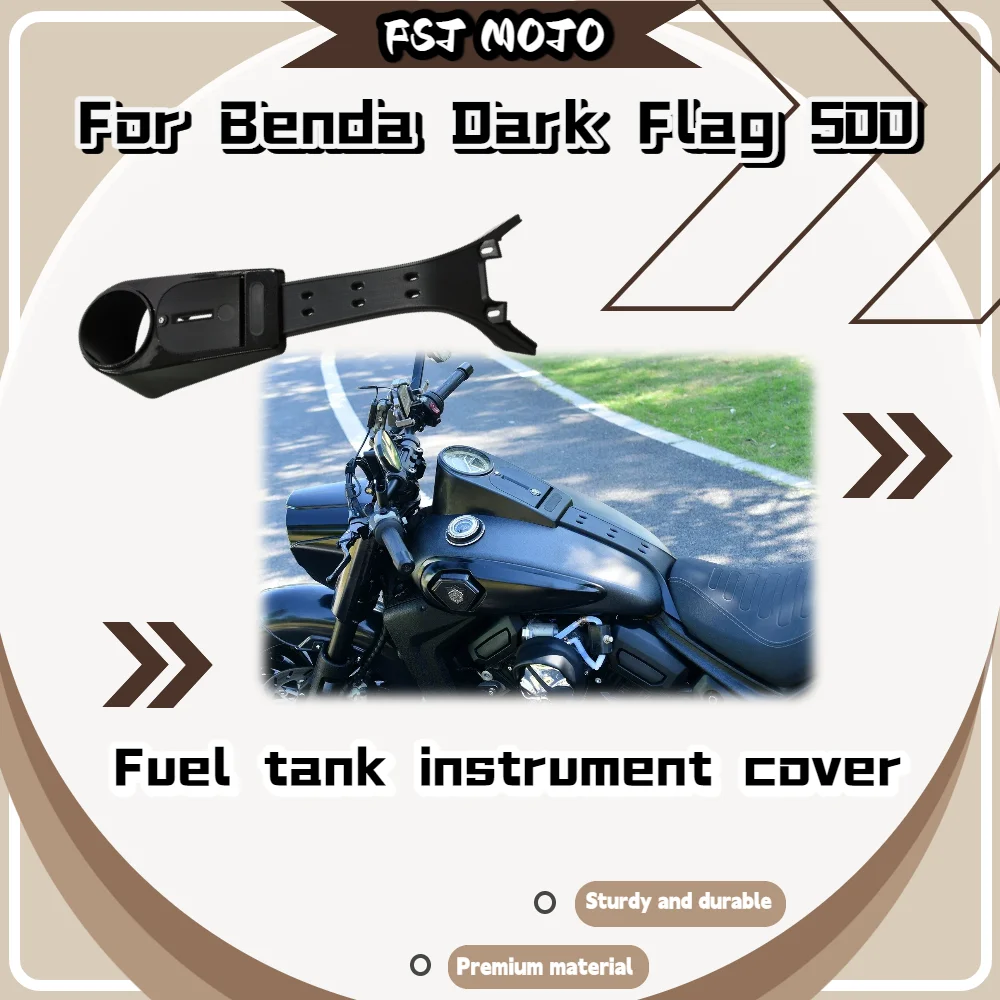 For Benda Dark Flag 500 Brushed Tank Cover & Dash Fairing, Widened Side Panel Easy Install Moto Mod Parts