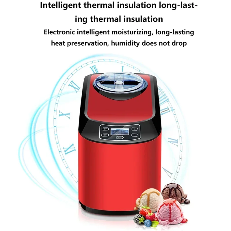 ICM-15A 1500 мл машина для мороженого, Высококачественная автоматическая машина для домашнего мороженого, малая коммерческая итальянская машина для мороженого
