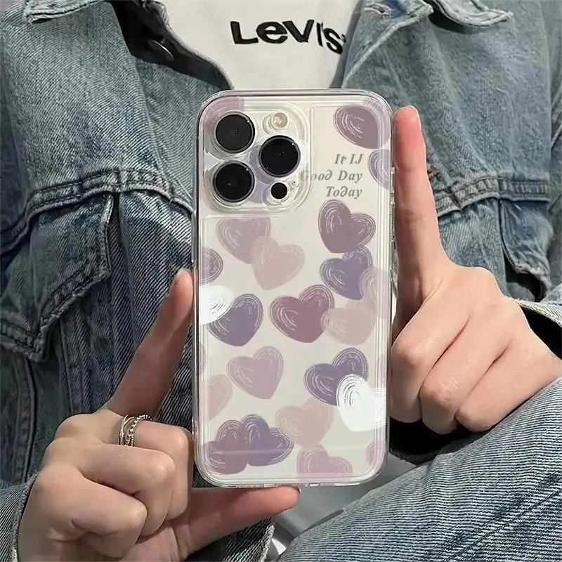 Oil Painting Love Heart Case for Xiaomi Redmi Note 13 Pro 5G 12 4G 11 10 8 9 12 13 Pro Plus 12S 11S 10S 9S 13C 12C 12 Back Cover