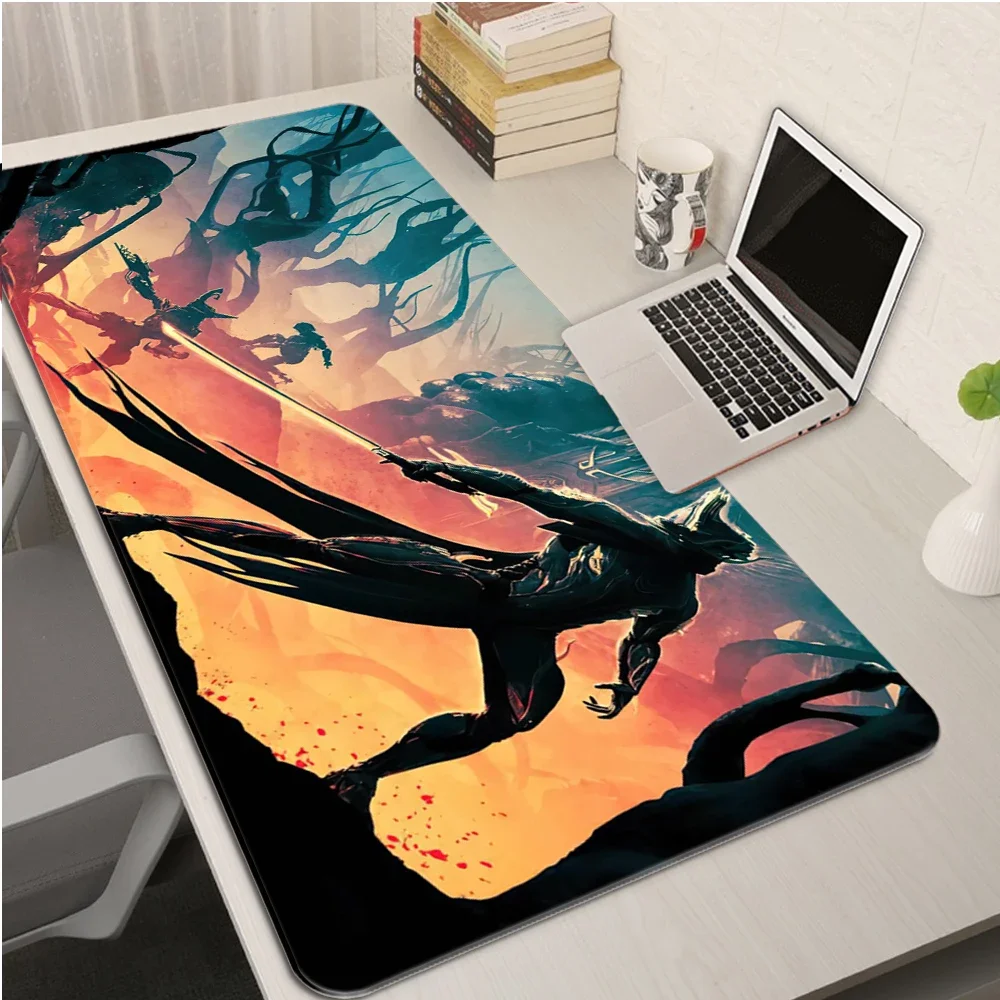 Warframe Hot Pad Mouse Long Gaming Mousepad Gamer Computer Accessories Desk Mat Keyboard Cute White Pc Extended Company Xl Mause