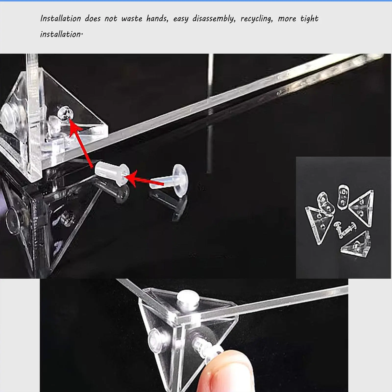 صندوق عرض أكريليك لنموذج عربة الأطفال العائمة Lego 75403 Gugu، صندوق عرض مقاوم للغبار، علبة عرض (صندوق عرض فقط)