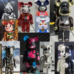 Bearbrick Estátua Desk Acessórios, Decoração de Luxo Sala, Estatuetas para Casa e Quarto, 400%