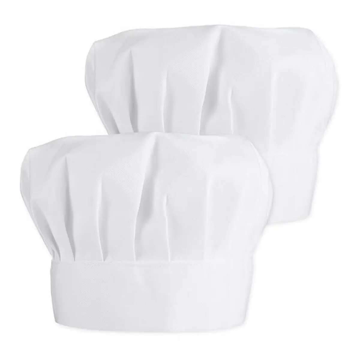 2pcs Professional Chef Hats,Adjustable Chef Hat ,Elastic Cotton Chef Hat Kitchen Cooking Hats Cap Party Baking
