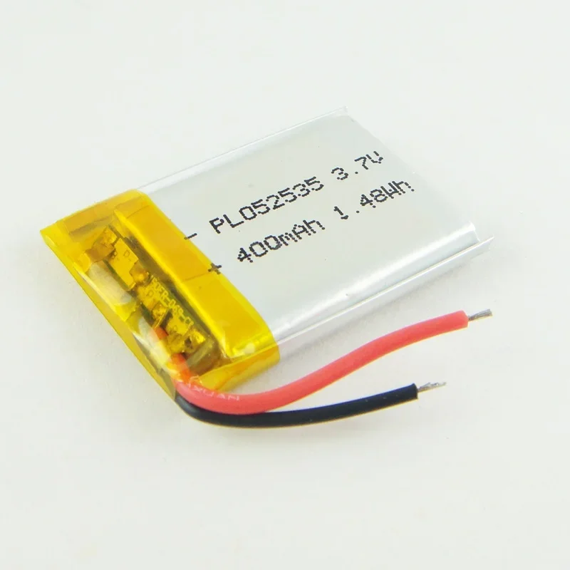 502535 MP3 4/5 블루투스 인터폰 배터리 모니터, 충전식 리튬 이온 셀 A, 3.7V 리튬 폴리머 배터리, 신제품 다크 브라운