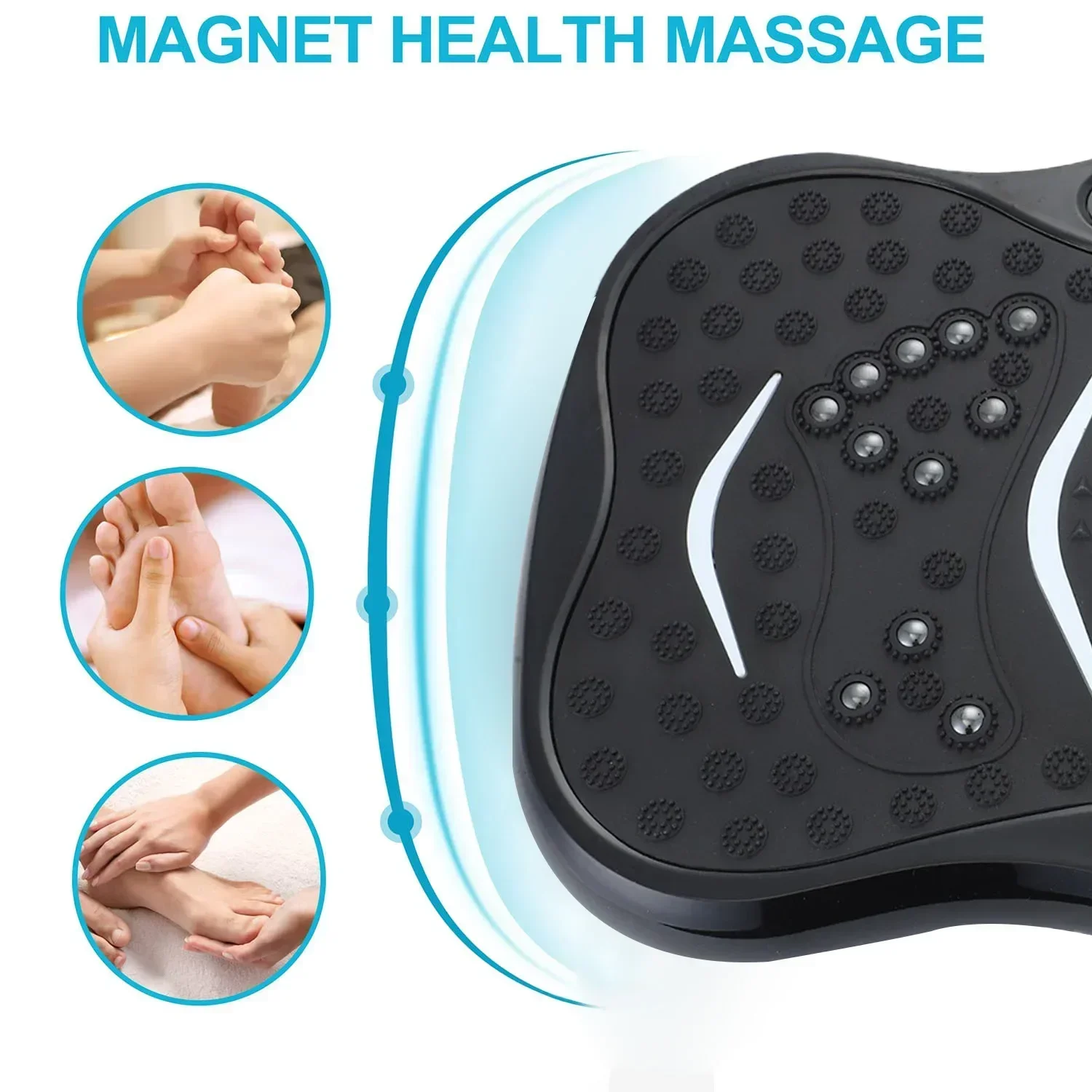 Whole Body Slimming Exercise Home Fitness Vibration Fitness Massager Vibration Platform with Bluetooth