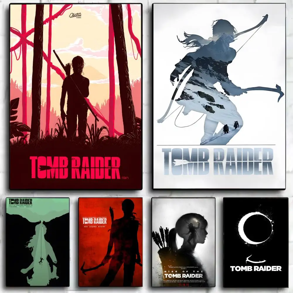 1PC Hot Vedio Game Tomb Raider Series Collection Poster Wall