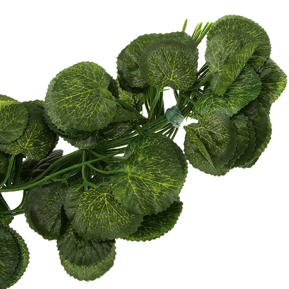 

12pcs 6.5Ft Artificial Hanging Foliage Pumpkin Leaf Vine Garland Decor For Home Wedding Garden Office Coffee House Hanging