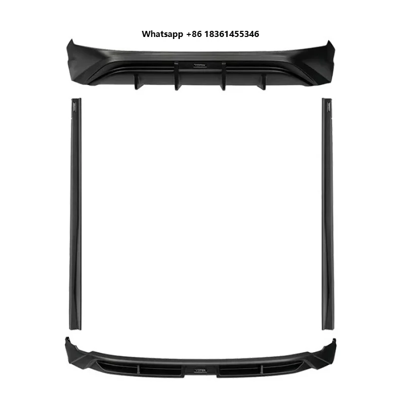 

For X Car Exterior Modified Front Rear Bumper Lip Extension Lips Body Kit Car Bumpers For X 2024