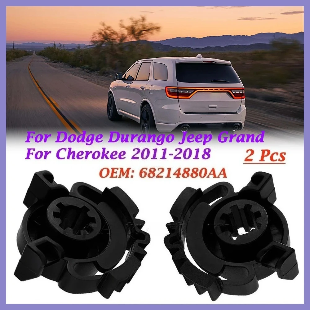 2 piezas 68214880 AA para Dodge, Durango, Jeep, Grand, Cherokee 2011-2018, actuador de puerta de mezcla, calentador de engranaje