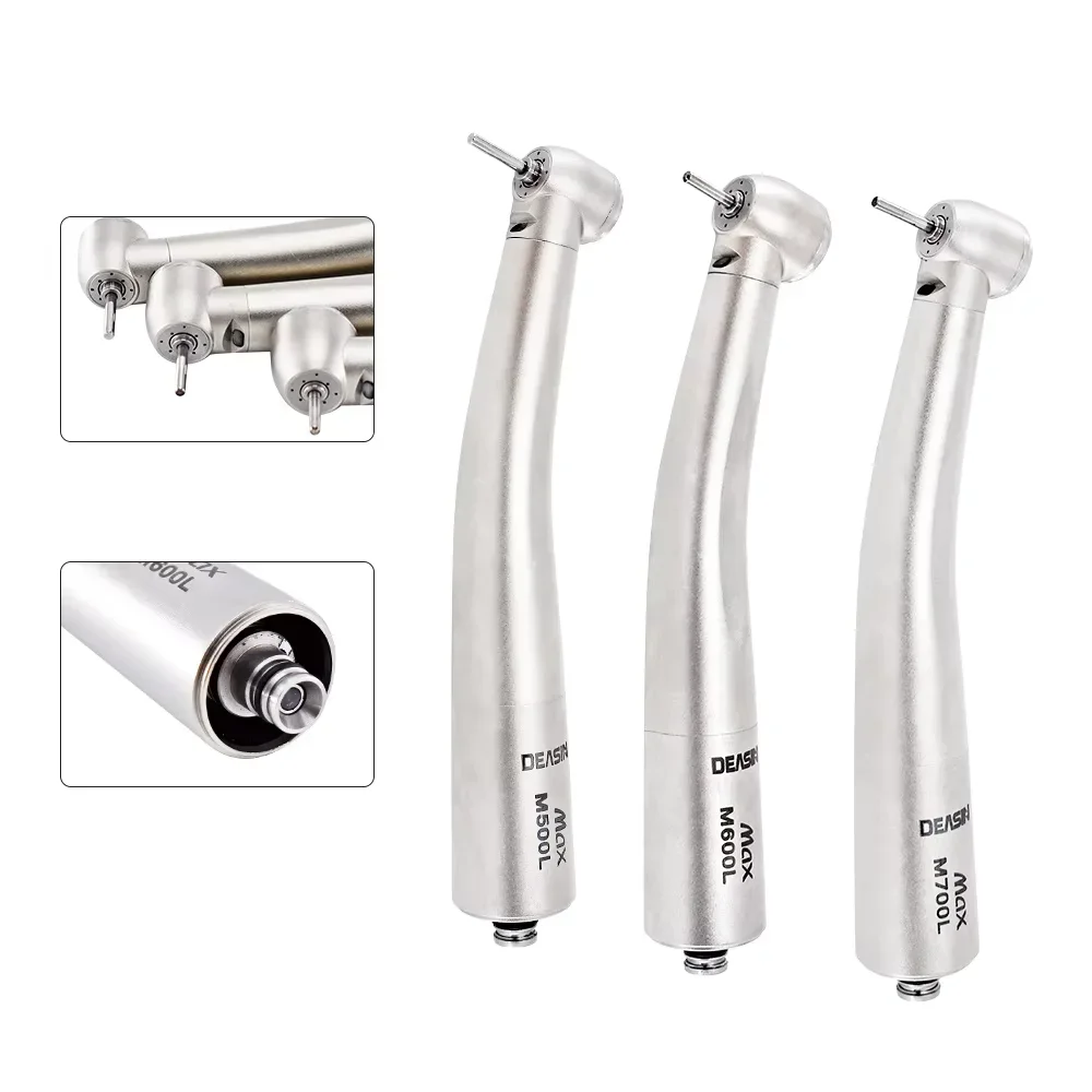 M500L/M600L/M700L Den tal high speed air turbine led handpiece standard Head Ultralight Titanium Body for NSK coupler