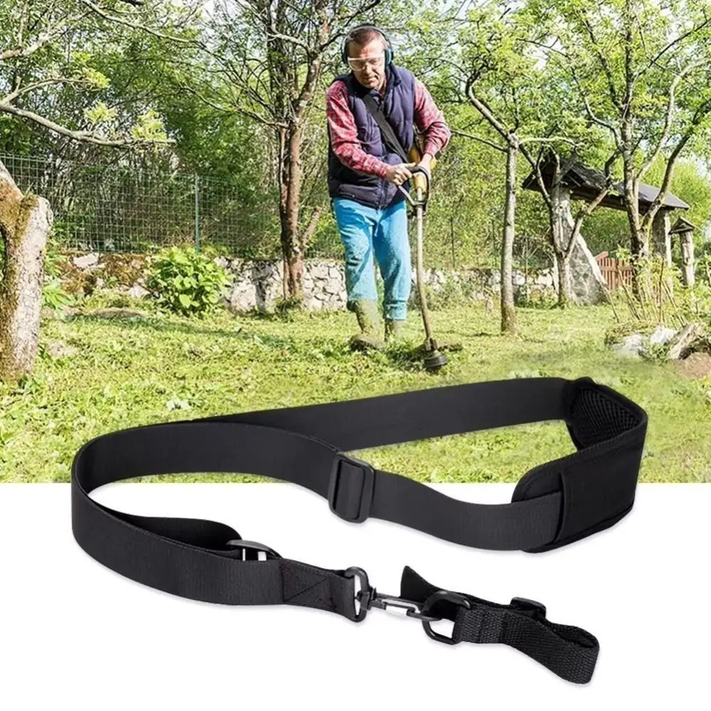 

Adjustable Length Trimmer Shoulder Strap Universal Fit Nylon Belt Weeder Strap Metal Clip Ergonomic Design